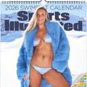 Sports Illustrated Calendar 2026 - Deluxe 2026 15" Spiral-Bound Beach Girl Model Wall Calendar Bundle with 100+ Reminder Stickers | Pinup Gifts, Office Supplies