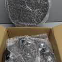 2pack 12" Plant Caddy Plant Stand with Wheels Rolling Plant Stand Heavy Duty Wooden Round Plant Dolly Rollers with Metal Lockable Casters Indoor Outdoor Pot Plant Roller Base Caddies,Patio,Flower Pot