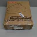 YUSTAL Electric Heated Blanket Twin Size 62x84 Inch  Super Soft Flannel, 10 Heat Settings, 112H Auto Shut Off, Machine Washable, Safe for Overnight Use (Lake Blue)