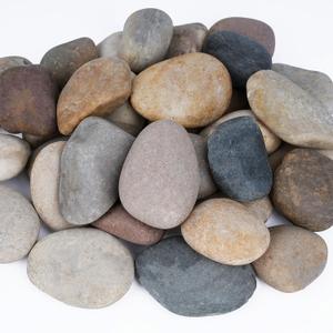 Pulovin 20 lbs River Rocks for Aquarium, 3-4 Inch Fish Tank Rocks, Natural Decorative Garden Rocks Outdoor Landscaping, Large Stone for Walkways, Yard, Vases, Crafts