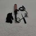 Large Curling Iron 2 Inch, Ceramic Long Barrel Hair Curling Wand, Hair Styling Tool, Dual Voltage, LCD Display, Black