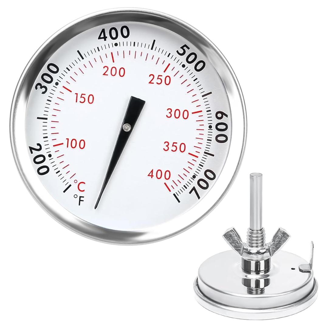 Hisencn 67088 67731 Grill Thermometer for Weber Genesis Series Replacement Parts, Temperature Gauge for Weber Summit Series Grills (2005-2016), Genesis II E/S-310 315 330 335 410 Grill, 2 3/8'' Dia