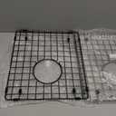 Starstar 50/50 Double Bowl Kitchen Sink Matte Black 304 Stainless Steel Bottom Two Grids (15 x 13)