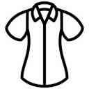 PRETTY GARDEN Women's Blouse Color Brown, Size Medium