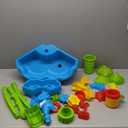 Kids Flower Water Table for Toddlers for 3 4 5 6 7 8 Years Old, Outdoor Water Sand Table for Boys Girls, Sensory Toys for Toddlers Age 3-8, Activity Sensory Table Summer Toys
