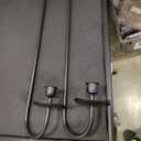 Metal Wall Candle Sconce Holder Set of 2 Wall Mount Candle 16.5 in