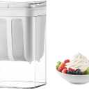 1100MLGreek Yogurt Maker - Ultra Fine Yogurt Strainer, Reusable Rice Tea Juicing Food Sieve Strainer (M)