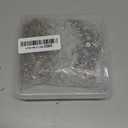 Qunclay 900 Pcs LED Light Strip Clips Clear Strip Light Mounting Brackets LED Holder Clamp Outdoor with Screws 12 mm Wide for Holidays Party Decor Ip67/68