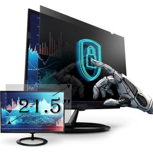 Privacy Screen Filter for 21.5 Inches (Screen Measured Diagonally) Desktop Computer Widescreen Monitor, Screen Filter Size Is 18.7" Width x 10.5" Height