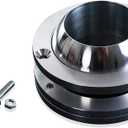 Billet Aluminum Steering Column Swivel Floor Mount Compatible with 2" Columns SBC BBC 350.Vehicles with 2" Diameter Steering Columns(Steering Column Floor Board Mount, Ball Swivel Type)