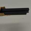 Chinco 2 Pieces PVC Drawer Hanging File Rails Black Cabinet Rails for Hanging 1/2 Drawer Sides Letter Size File Storage Folder Organizer(for 1/2 Inch-wide, 15. 8 Inch)