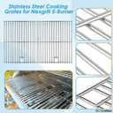 Replacement Parts Kit for Nexgrill 5-Burner 720-0888 720-0888N 720-0888A, 4-Burner 720-0830 720-0830H 720-0830A, Cooking Grate, Heat Shield and Burner Kit for Nexgrill