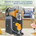 Replacement Auger for Ninja Slushie FS301/FS300 - Solid PETG Construction - Durable 3D Printed Accessory for Ninja Slushie Machine (Blue)