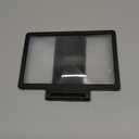 12" Big Screen Phone Magnifier,Upgraded 3D HD Foldable Design Screen Magnifier Version,Portable Screen Magnifiers Compatible with All Phones,for Movies,Videos and Gaming (Black)