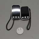 2 Pack Carbon Monoxide Detectors & Natural Gas Alarm Plug in,4in1 CO Detector & Combustible Gas Sensor with Battery Backup,Temperature & Humidity Display,Ideal for Home Travel