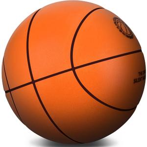 Yhngwumg Official Size 7 (29.5") Silent Basketball High-Density Soft Foam and Low Noise Indoor Training Ball Easy Grip Highly Elastic Practice Ball