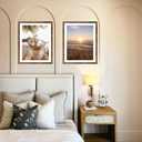 Wood 15x19 Picture Frame with 11x17 Mat Deep Brown, Display 11x17 with Mat or 15x19 Without Mat, Wood 15 by 19 Photo Frame, 15 x 19 Frame for Wall Hanging Display, Deep Brown