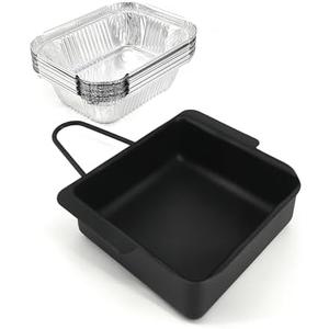 Grill Drip Pan for 720-0830H for Nexgrill Grill Drip Pan Replacement Grease Tray for Nexgrill 720-0888N 720-0925P 720-0896 720-08882A, Grease Pan for Cuisinart CGG-7400, 15 Pack Aluminum Foil Liner