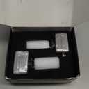 RCP - D1S8 - (A Pair) D1S/ D1R 8000K Xenon HID Replacement Bulb Ice Blue Metal Stents Base Car Lamps Head Lights 35W