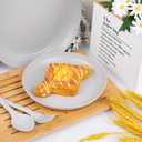 EI 42pcs Wheat Straw Dinnerware Set,Unbreakable Reuasble Plate,Plastic Plates and Bowls Sets,Lightweight Dinnerware for Camping,Picninc,Party-Black Bowls,Plates,Cups,Cutlery