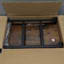 Towel Racks for Bathroom, 34IN Towel Rack Wall Mounted with 2 Pack Towel Shelf and a Wire Basket, Rolled Towel Holder Shelf Bathroom Storage and Organizer, Sturdy Metal & Wood, Black