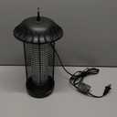 Buzbug LED Bug Zapper Indoor Outdoor, Up to 50,000 Hours Lifespan Lamps, 6.5 ft Power Cord, High-Voltage, Mosquito Zapper, Fly Trap Mosquito Trap, Fly Killer Fly Zapper -MO008C (New Black)