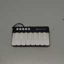 Mini Keyboard Piano Toy, Portable Light Up Pocket Piano for Toddlers Kids (Black)