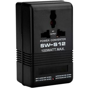 Voltage Converter 110V to 220V Step-Up & Step-Down Power Two-Way Conversion Voltage Converter Transformer for Travel, RV, and Camping(Black, 100W)
