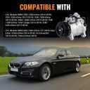 64529216466 AC Compressor with Clutch 6 Grooves Compatible with BMW 228i 320i 328i 428i 528i X5 740Ld Replace 64529399059