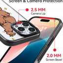 Bouvardia for iPhone 16 Pro Max Case, Cute Girly Design for Women, Protective & Aesthetic, Capybaras (Gray Bumper)