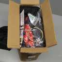 for c7 Corvette Car Cover All Weather Protection Waterproof Windproof for 2014-2019 C7 Stingray, for C7 Chevy Corvette Stingray Z51 Z06(Black&Red Combo)