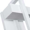 LamQee Outdoor Wall Lights Modern Exterior Lighting Fixtures, 3000K Integrated LED Outdoor Wall Sconce Lighting, Matte White Outside Wall Mount Lights for House Front Door Porch Garage Patio 1 Pack