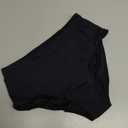 Period Swimwear Bikini Menstrual Leakproof Swim Bottoms UPF 50+ Waterproof Brief Light Flow for Women Girls Teens (X-Large, Black)