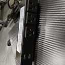 DUMOS Gaming Desk, Computer Desk with USB Charging Ports, Power Outlets, Type-C and LED Lights, Reversible L Shaped Desk with Storage Shelves & Monitor Stand for Office Gaming Room Black 48IN