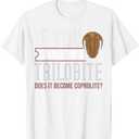 Trilobite Fossil Gift Future Paleontologist T-Shirt, Large, White