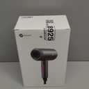 slopehill Professional Ionic Hair Dryer, Powerful 1800W Fast Drying Low Noise Blow Dryer with 2 Concentrator Nozzle 1 Diffuser Attachments for Home Salon Travel (Black)