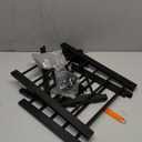 Dog Gate Indoor,18"-45" Adjustable Extra Wide Metal Short Dog Gate to Step Over, 14" Tall Small Pet Gate with 3 Extension Kits, Pressure Mounted for Doorways & Stairs Black