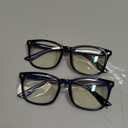 Livho High Tech Blue Light Glasses - Advanced Blue Light Blocking Computer Glasses - Screen Fatigue & UV Protection (*B1 Light Black) 2 Count