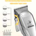 Dog Clippers for Grooming,Dog Grooming Kit for Heavy Thick Hair&Coats/Low Noise Rechargeable Cordless Pet Shaver with Paw Trimmer Nail Grinder/Hair Trimmer for Small & Large Cats