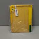 VIKESI Case for iPad (A16) 11-inch 2025 and iPad 10th Generation 10.9 Inch 2022, Clear Back and TPU Shockproof Frame Cover [Built-in Pencil Holder, Support Auto Sleep/Wake] - Yellow