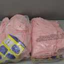 Realspring Inflatable Bean Bag Chairs Outdoor Blow up Camping Chairs Inflatable Lazy Sofa Folding Portable Bean Bag Loungers Couch for Movie Night(Light Pink,6 Pcs)