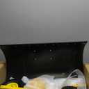 29" Heavy-Duty Snow Pusher Shovel with Wheels, Snow Pusher Hand Plow for Snow Removal, 5 Level Adjustable Handle & 5-Position Angled Blade (29" Single Pole, Yellow)