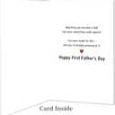 13 x First Fathers Day Card Gifts for New Dad, Funny 1st Father's Day Card Gift for New Dad Daddy Husband Father to be, Happy 1st Father's Day Cards Decorations from Baby