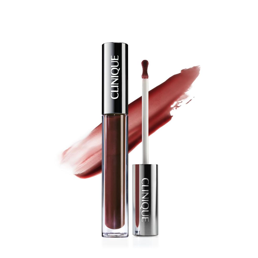 Clinique Pop Plush Creamy Lip Gloss With Hyaluronic Acid + Blend of Avocado, Aloe + Shea Butter | Hydrating + High Shine (AJ Black Honey Pop)