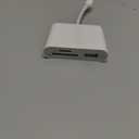 SD Card Reader for iPhone, Memory Card Reader with USB Camera Adapter Plug and Play Trail Game Camera Viewer Supports SD and TF Card MicroSD Card Adapter for iPad No App Required