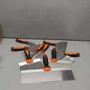 MATEWORK Putty knife,10 Piece Stainless Steel Paint Scraper Tool Set,14" Mud Pan for Repairing Drywall, Removing Wallpaper, Applying Putty, Plaster, Cement, Adhesive