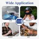 6 Rolls Fine Line Tape, Multi-Size Vinyl Fineline Pinstripe Tapes, 1/12, 1/8, 1/4 in x 36 yd Fineline Masking Tapes, Flexible Pinstripe Tape for DIY Car Auto Paint Art, Blue