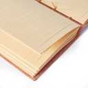 Leather Journal 5"x 7" Genuine Leather Notebook Journal with Key for Men/Women Giftable Box- 200 Line Pages Vintage Leather Bound Journal for Diary Travelling (Light Brown)