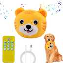 Interactive Plush Dog Toys, Interactive Puppy Toy Bouncing Rolling Dogs Ball Remote Control Dogs Toys with Music,Self Moving Pet Toy for Small/Medium/Large Bored Dog to Keep Them Busy(Tiger)