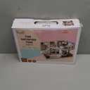 TuKIIE DIY Miniature Dollhouse Kit with Furniture, 1:24 Scale Creative Room Mini Wooden Doll House Accessories Plus Dust Proof & Music Movement for Kids Teens Adults(Satisfied Time)